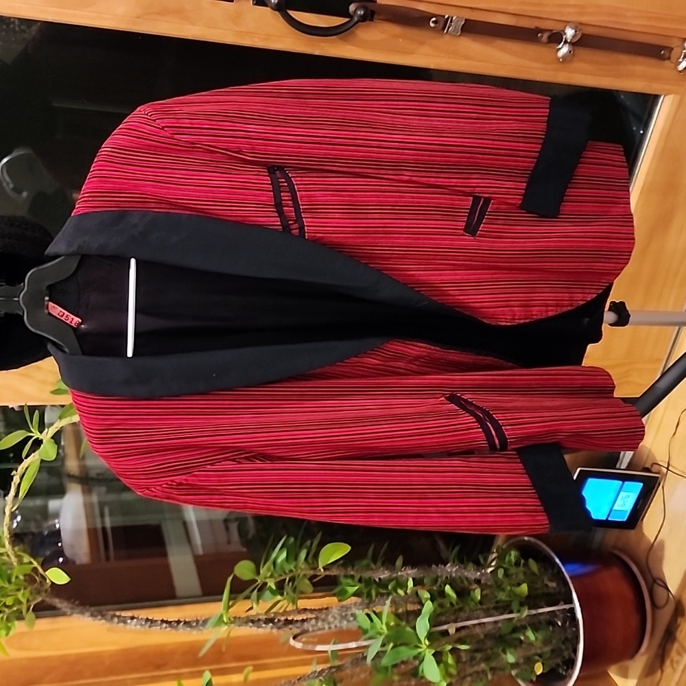 Vintage men's red blazer/ jacket. Hand crafted.